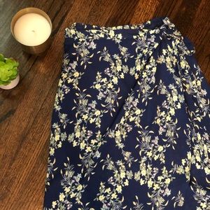 Floral Wrap Skirt